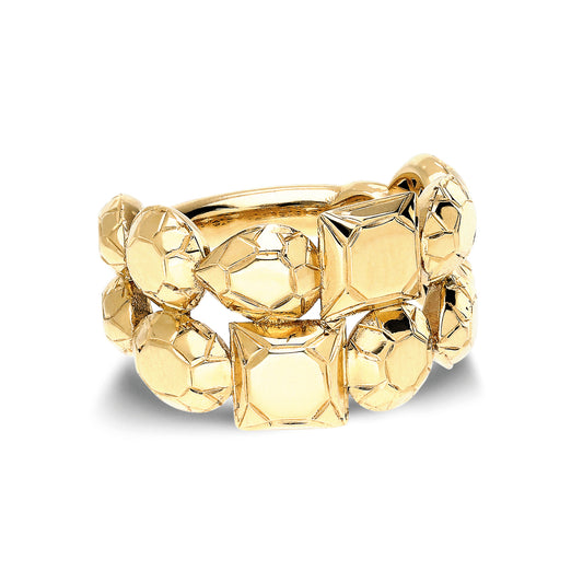 "Sempiterno" Mixed-Cut Dual Ring