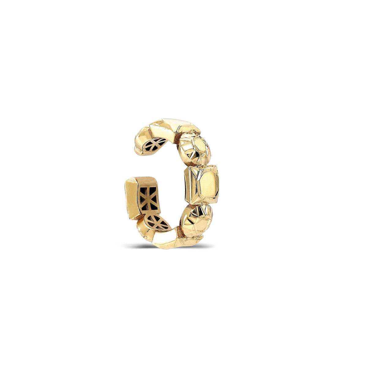 "Sempiterno" Oval Ear Cuff