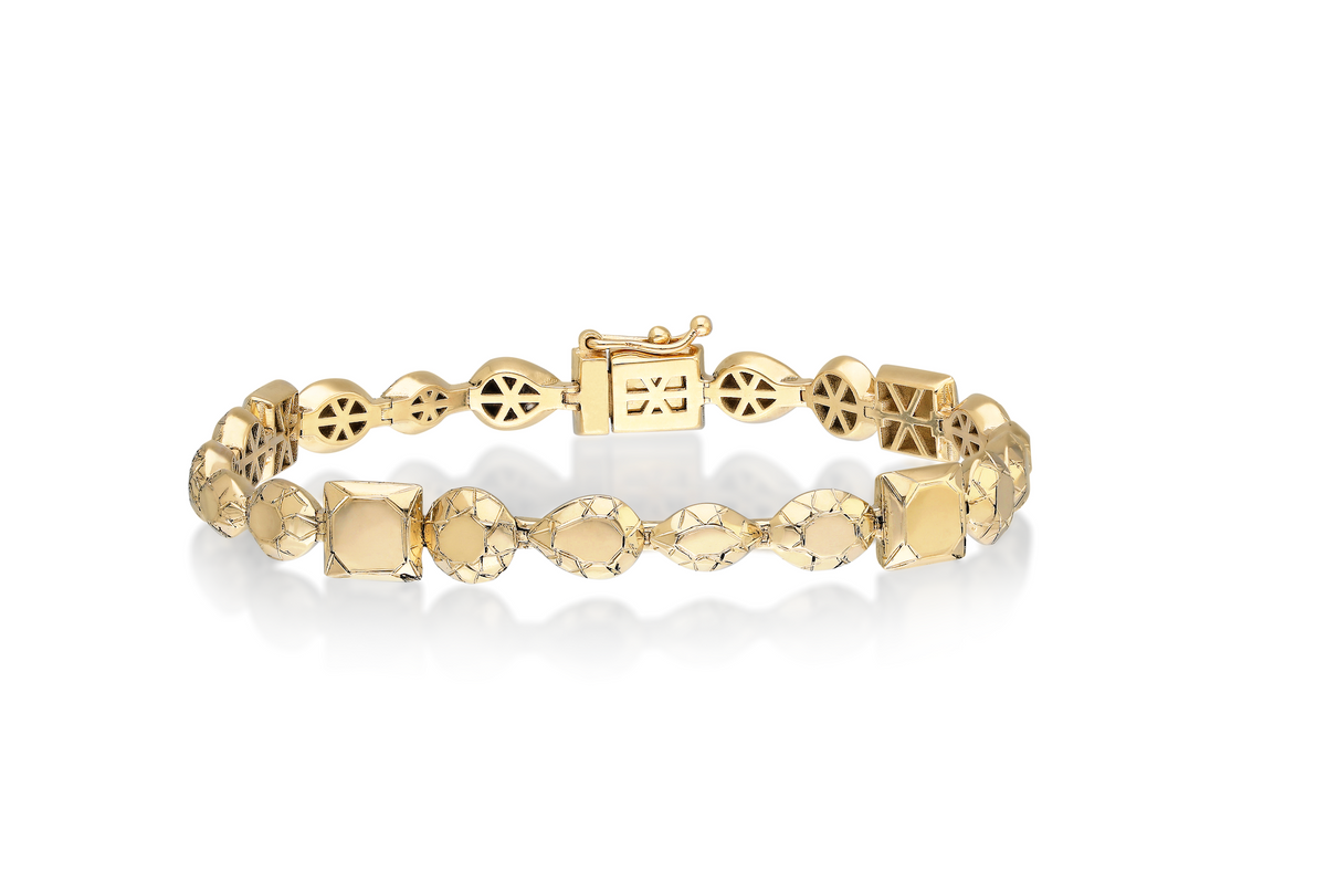 "Sempiterno" Mixed-Cuts Tennis Bracelet