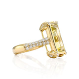 "Toa" Cóctel Ring - Lemon Quartz