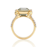 "Toa" Cóctel Ring - Green Quartz