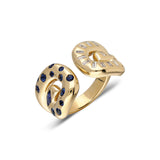 Txirimiri “Danza” Ring - Sapphires and Diamonds