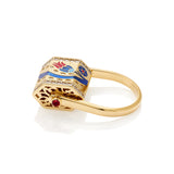 "Yarí" Whirl Ring - Iznik