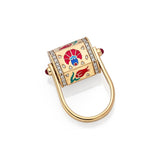 "Yarí" Whirl Ring - Iznik