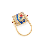 "Yarí" Whirl Ring - Iznik