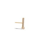 SAMPLE SALE ¡Buenos Días! Micro Ray Earring - White Diamonds