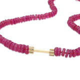 "Bosfor" Natural Ruby Strand