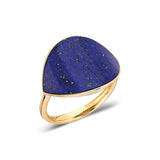 SAMPLE SALE "Coa" Smooth Ring - Lapis Lazuli