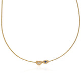 Mini "Remembrance" Collar - "Macu" + "Corazón"