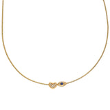 Mini "Remembrance" Collar - "Macu" + "Corazón"