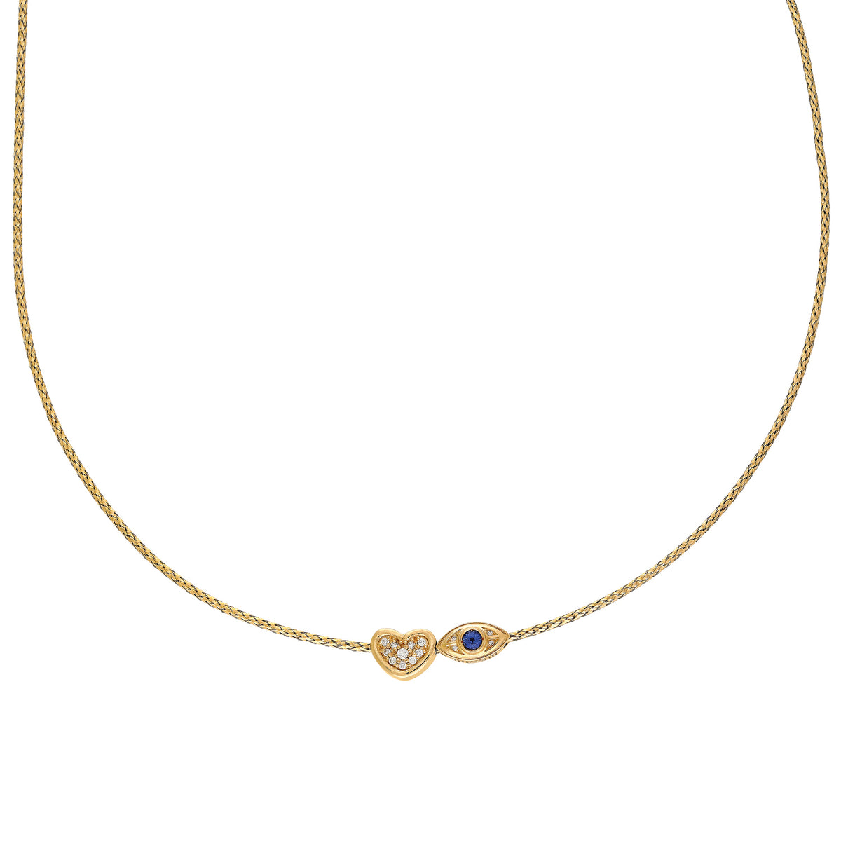 Mini "Remembrance" Collar - "Macu" + "Corazón"