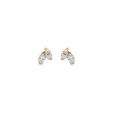 SAMPLE SALE “Sera” Double Marquise Diamond Single Stud