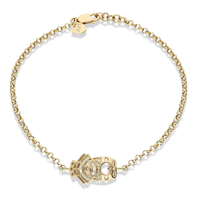 Mini “Atabex” Cutout Chain Bracelet