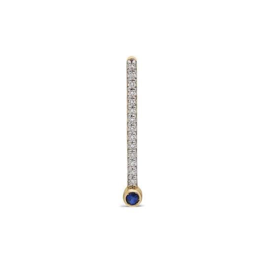 ¡Buenos Días! Extra Long White Diamond Ray Earring