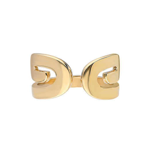 “Txirimiri” Wide Cuff Ring
