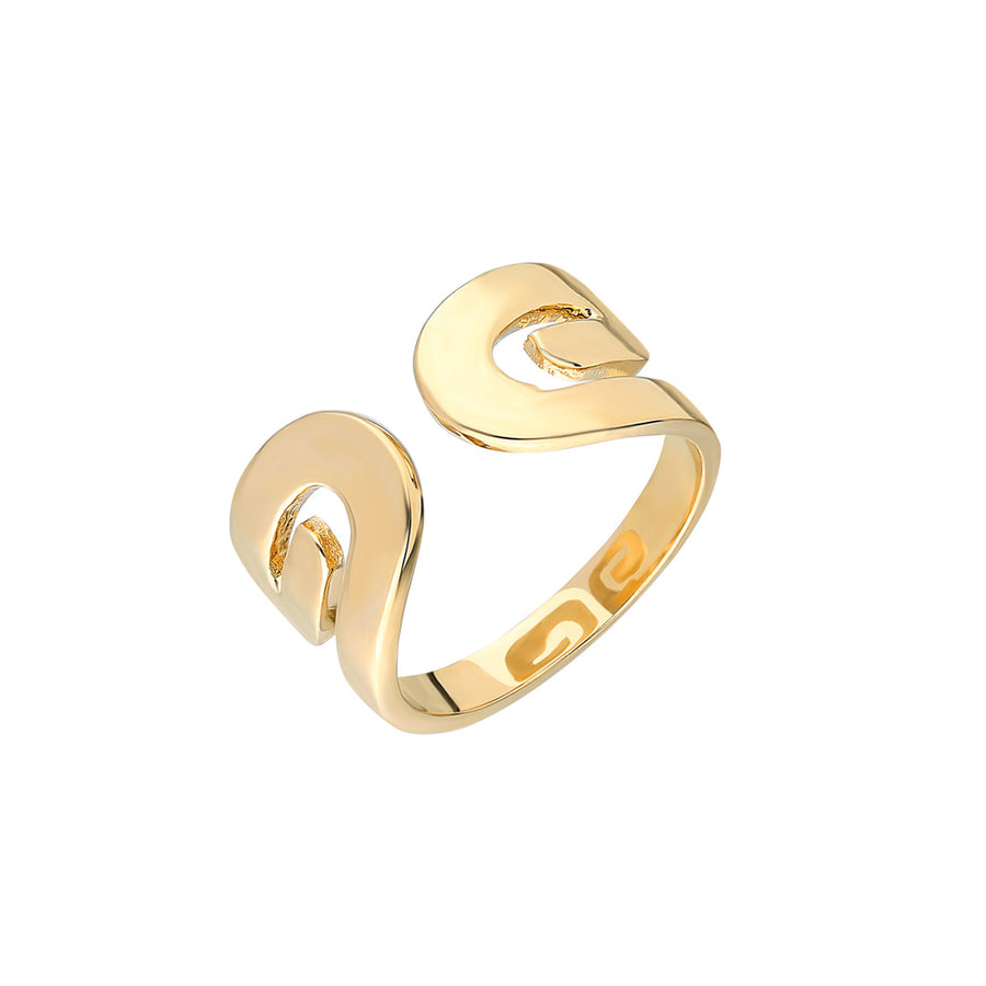 “Txirimiri” Wide Cuff Ring