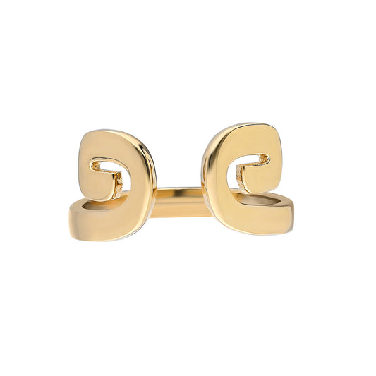“Txirimiri” Closed Cuff Ring