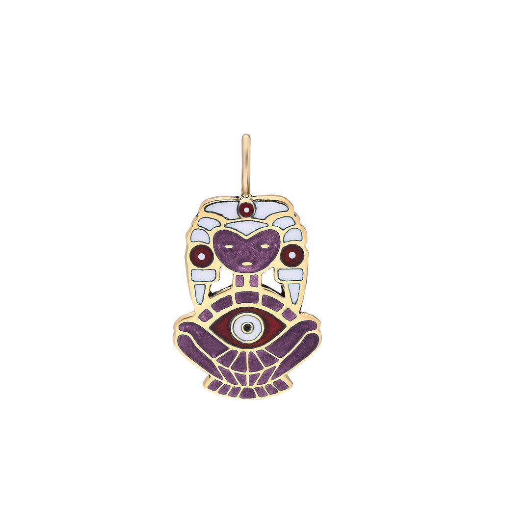 “Atabex” Enamel Pendant - Istanbul