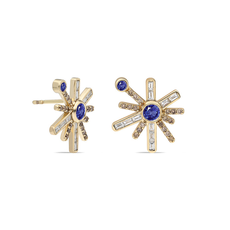 ¡Buenos Días! “Luz” Earring - Blue Sapphires