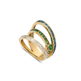 ¡Buenos Días! “Maravilla” Triple Mega Ray Pinky Ring