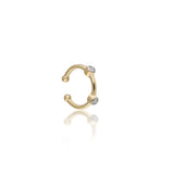 Bezel Ring Ear Cuff