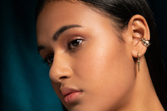 “Miri” Gradiated Diamond Ear Cuff