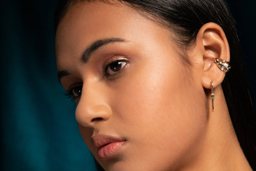 “Miri” Gradiated Diamond Ear Cuff