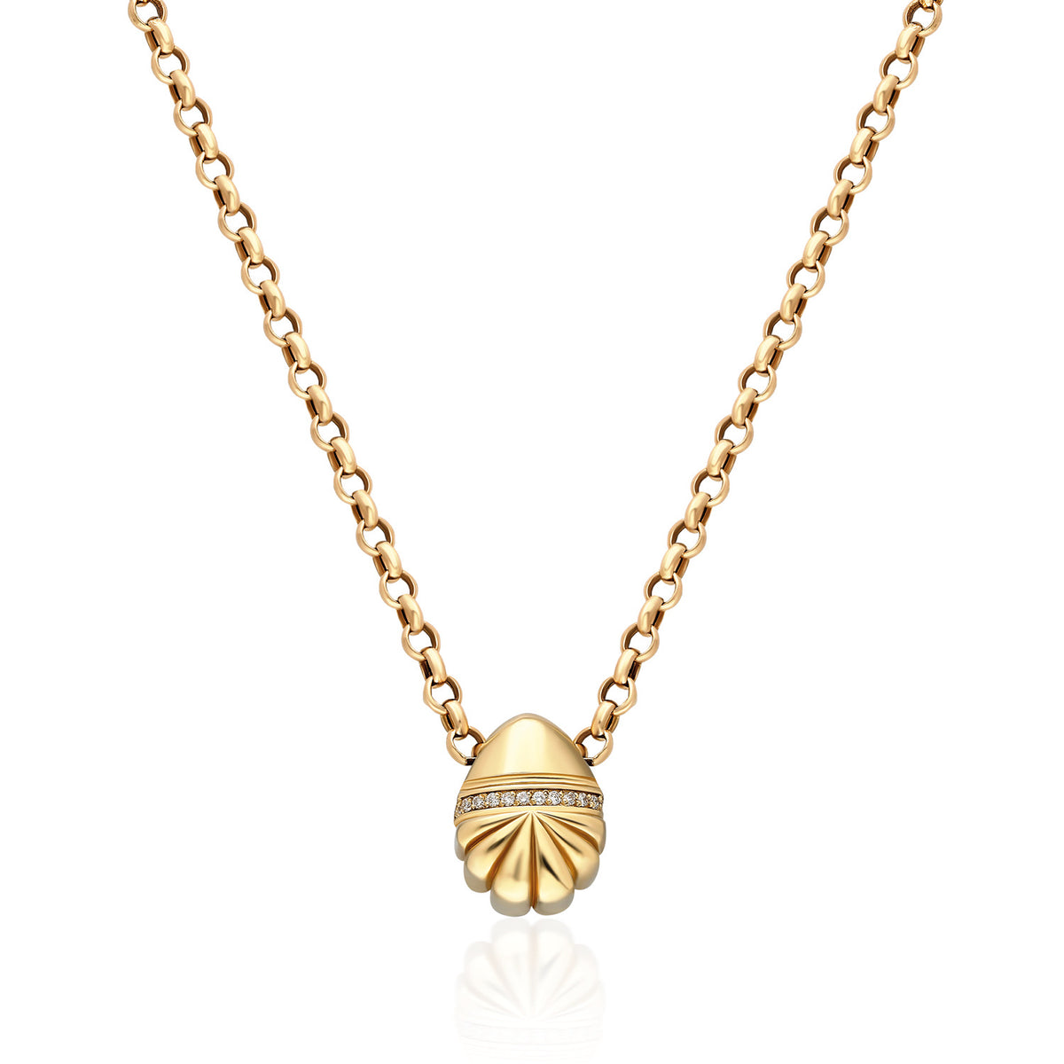 "Bahía" Shell Bead Pendant