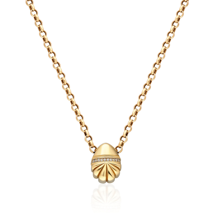 "Bahía" Shell Bead Pendant
