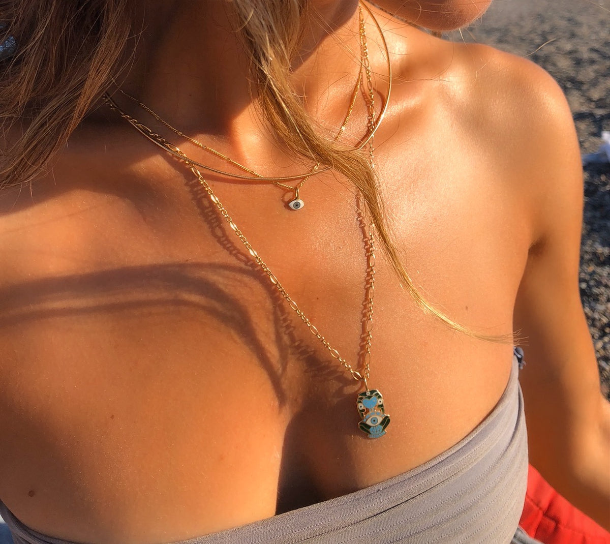 “Atabex” Enamel Pendant - Bali