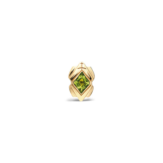 "Toa" Peridot Single Earring