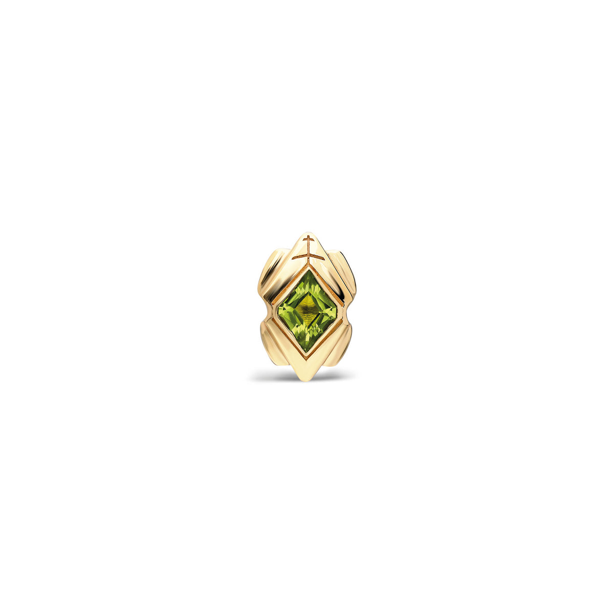 "Toa" Peridot Single Earring