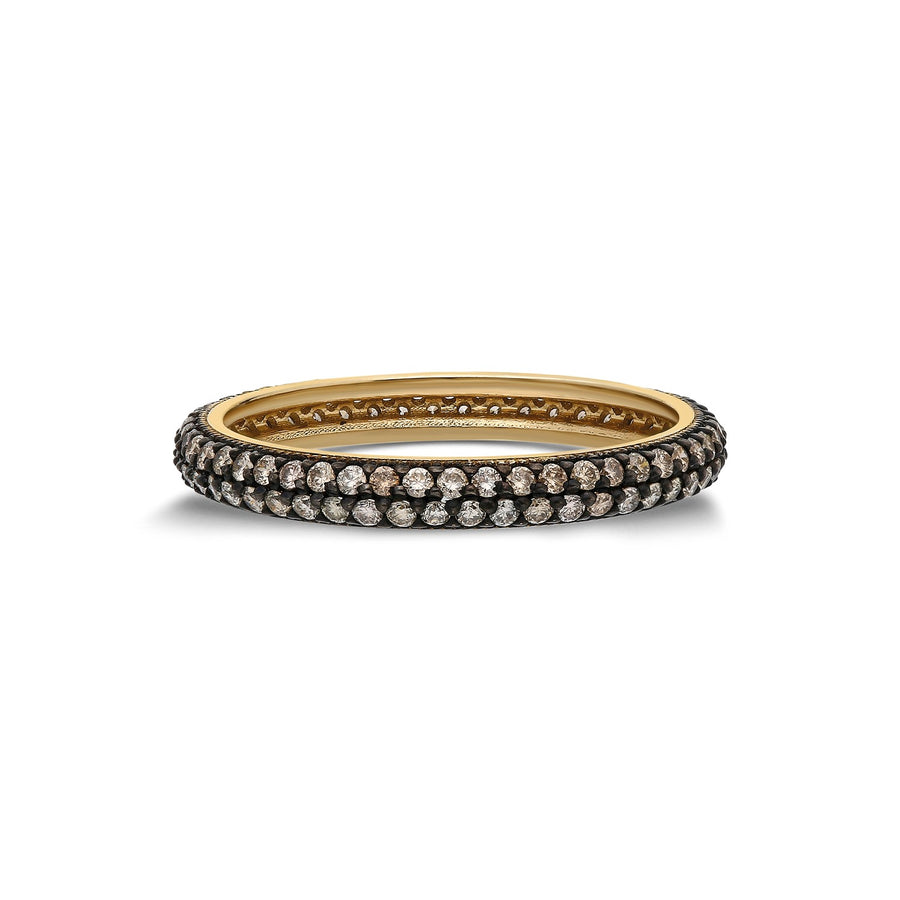 “Eterno” Pavé Ring - Cognac Diamonds