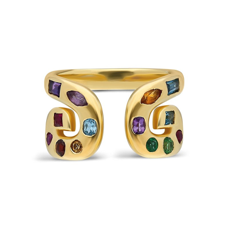 Txirimiri “Carnaval” Multi-Gemstone Ring