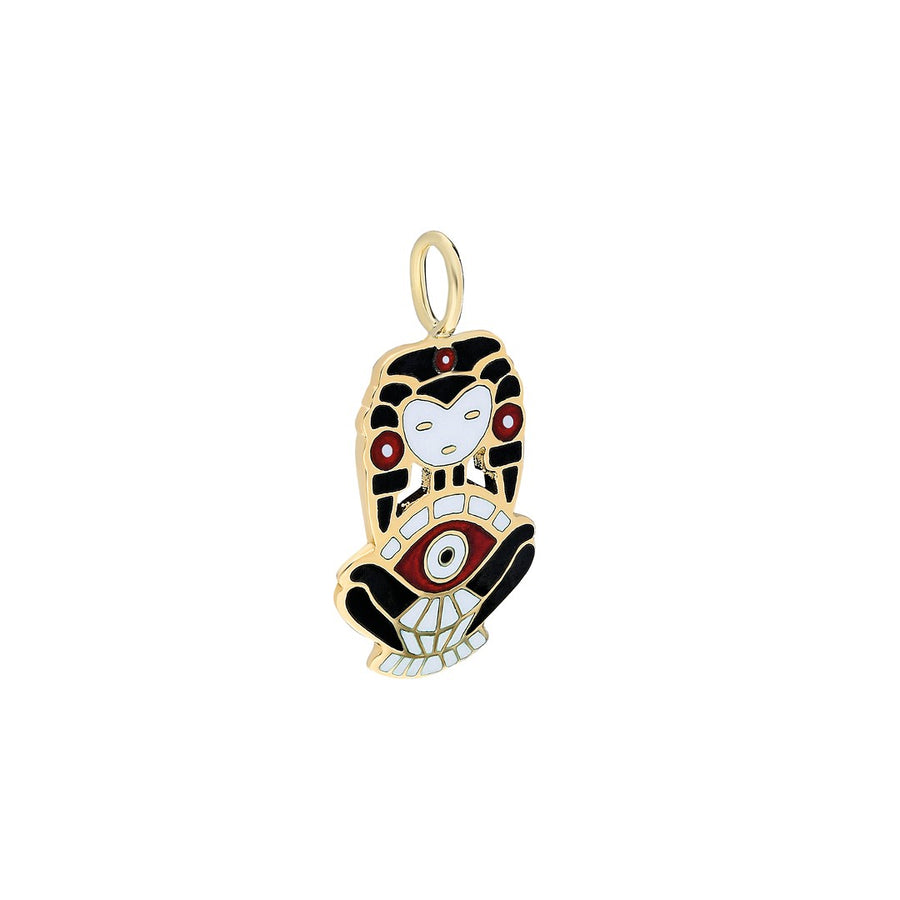 “Atabex” Enamel Pendant - Tokyo