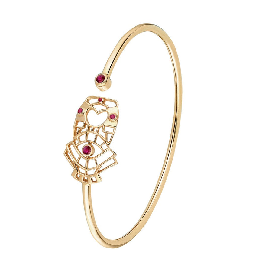 “Atabex” Cutout Bracelet - Ruby Earth