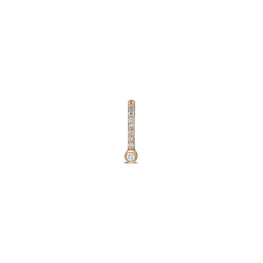 ¡Buenos Días! Micro Ray Earring - White Diamonds
