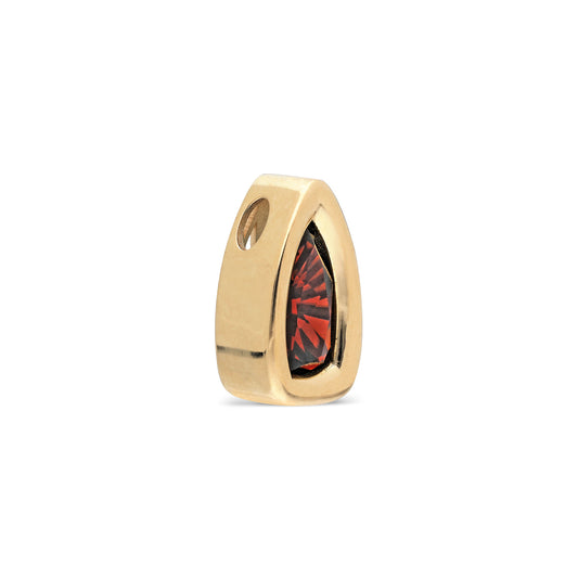 "Bana" Bead Pendant - Garnet