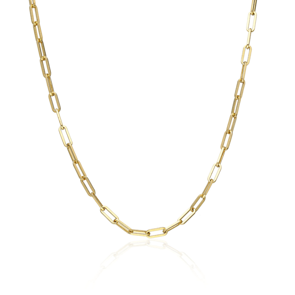 Small Solid Paperclip Chain (6.95gr)