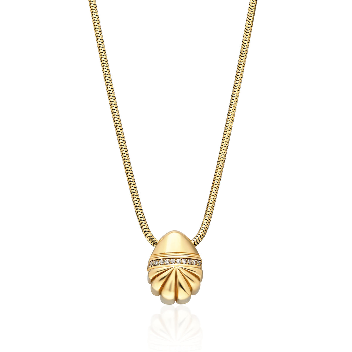 "Bahía" Shell Bead Pendant