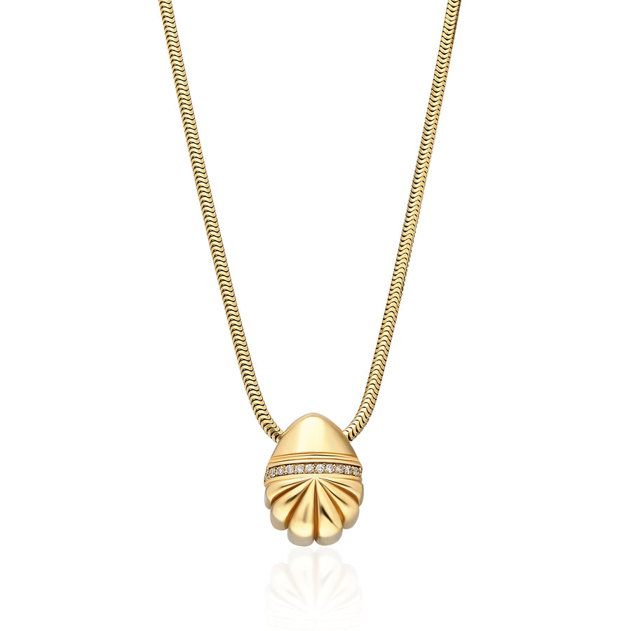 "Bahía" Shell Bead Pendant