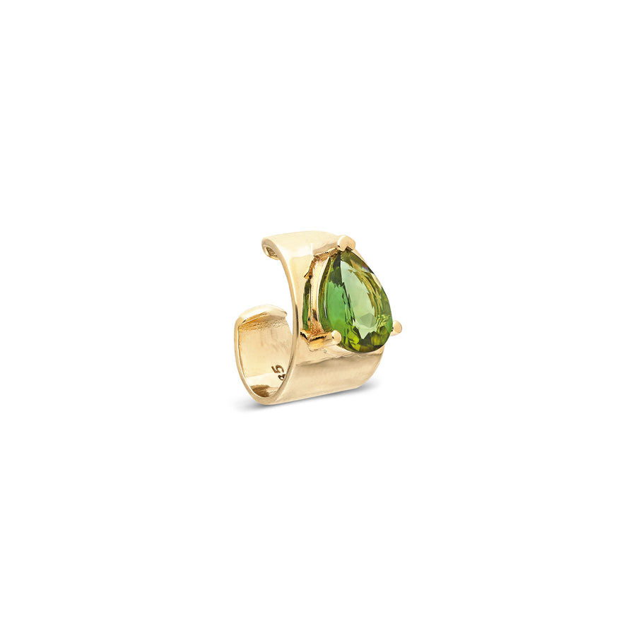 "Tibes" Ear Cuff - Green Tourmaline