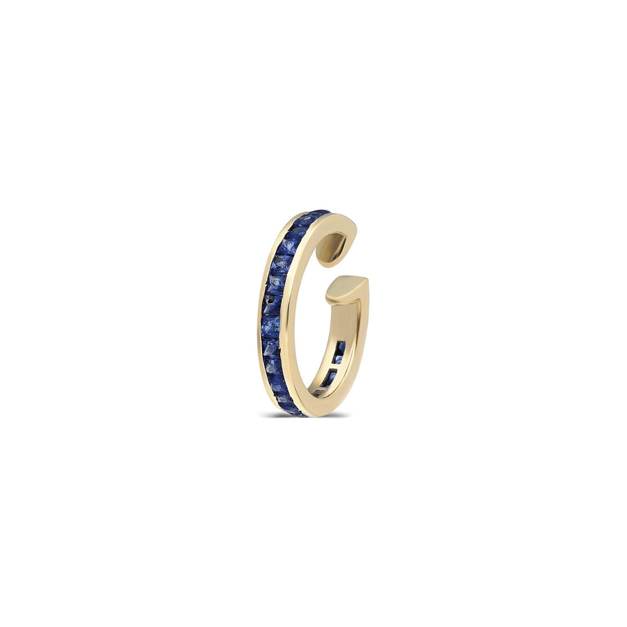 ¡Buenos Días! “Mega Ray” Ear Cuff - Blue Sapphires