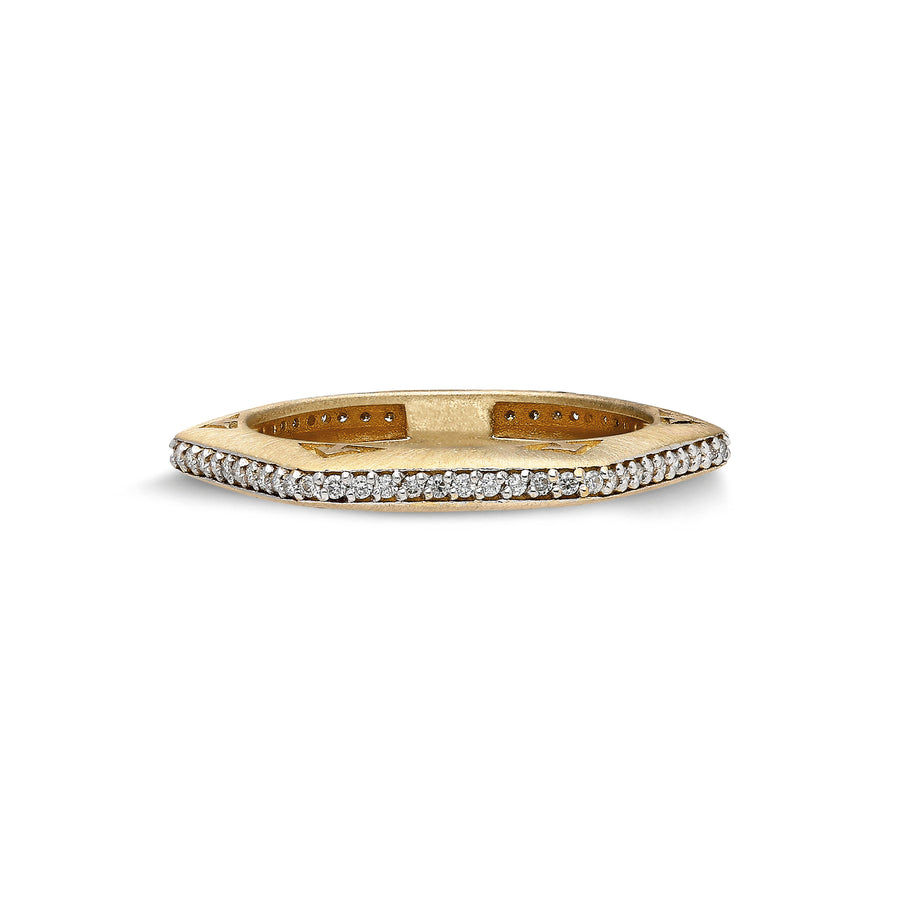 “Baira” Hexagonal Ring - White Diamonds
