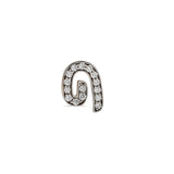 “Txirimiri” Large Siempre Stud Earring - White Diamond